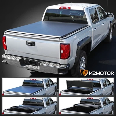 Fits 2016-2023 Toyota Tacoma 6FT Short Bed Soft Tri-Fold Vinyl Tonneau Cover Foto 1 de 4