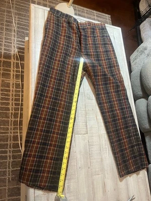 Vintage Plaid Perfection  Higgins Slacks Size 36 - Image 1 of 4