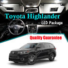 White LED Interior Lights Package Kit for 2008 -2018 2019 2020 Toyota Highlander Toyota Highlander