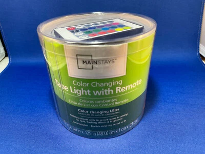 Walmart 16FT RGB color changing led tape light 12V 1.17A - Image 1 of 4