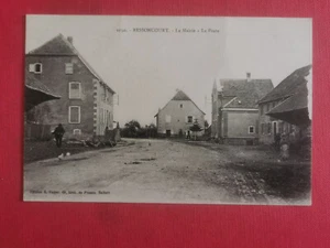 CPA 90 BESSONCOURT - La Mairie - La Poste - Imagen 1 de 2