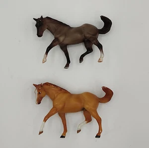 Lot of 2 Breyer Stablemates Appaloosa G2 Mold 5601 - Apricot Dun & Grey - Picture 1 of 17