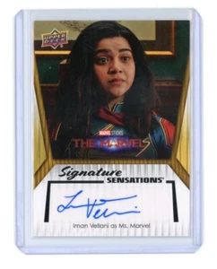 IMAN VELLANI MS MARVEL AUTO - 2024 Upper Deck Marvel Series One The Marvels - Picture 1 of 2