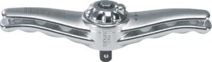 HEYTEC T-GRIFF QUERGRIFF RATSCHE KNARRE UMSCHALT 1/4" T-Handle with ratchet KNEB - Bild 1 von 2