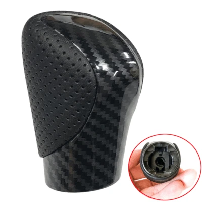 Perilla de cambio de marchas con aspecto de fibra de carbono negra para Lexus ES GS IS RC RX 300 350 GX460 Foto 1 de 4