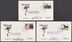 GREAT BRITAIN - 1979 SPECIAL SHIP COVERS PAQUEBOT SMYRIL LINE - 3nos - Picture 1 of 6