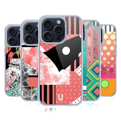 HEAD CASE DESIGNS PATTERN BLOCKING FASHION SOFT GEL CASE FOR APPLE iPHONE PHONES - Image 1 of 4
