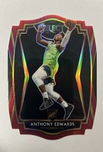 2020-21 PANINI SELECT PREMIER LEVEL RC #169 ANTHONY EDWARDS RED DIE-CUT /175 🔥
