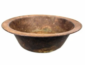 Art African - Cuvette Bronze - Time Treats Négrière - 37 CMS - Picture 1 of 9