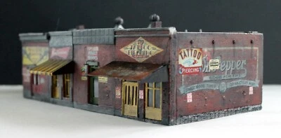 Downtown Deco New Release! HO Scale Building Kit Bad To The Bone Block NIB - Image 1 of 2