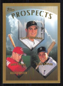 1999 Topps #205 Lance Berkman / Mike Frank / Gabe Kapler PROS - - Near Mint