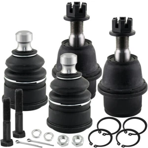 4pc Front Upper Lower Ball Joints for 2002 2003-2009 GMC Envoy Chevy Trailblazer - Picture 1 of 9