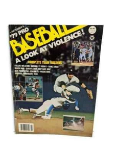 PETERSON'S PRO BASEBALL MAGAZINE 1979 A LOOK AT VIOLENCE COMPLETE TEAM ROSTERS - Picture 1 of 13