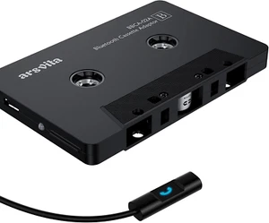 Arsvita Bluetooth 5.0 Cassette to Aux Adapter for Car, Tape Audio Adapter, Hands - Picture 1 of 12