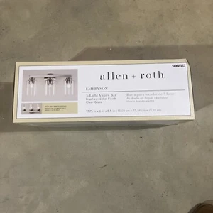 Allen & Roth 3-Light Vanity Bar - Brushed Nickel - Picture 1 of 2