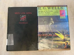H.G. Wells Book Lot Men like Gods 1923 War Of The Worlds Time Machine & Shorts - Picture 1 of 24