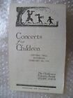 1919 Concert Programme J F Harford Dora Gibson Duorak Coleridge Taylor V William