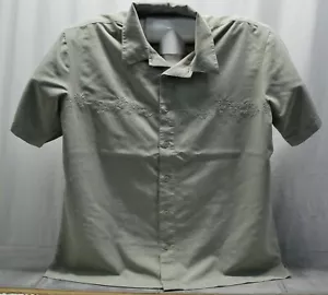 Camicia casual Trader Bay full bottone manica corta taglia XL salvia - Foto 1 di 4