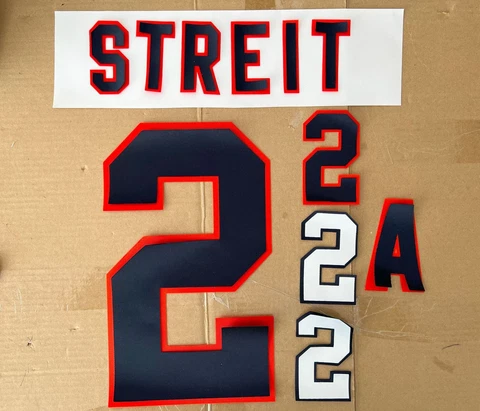 NHL 2010 Mark Streit #2 New York Islanders UNSEWN kit for your own Jersey Cover