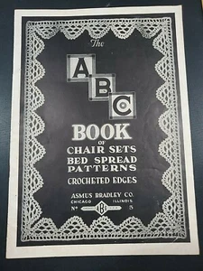 CONJUNTOS DE SILLAS DE LIBRO ABC VINTAGE BORDES PATRÓN GANCHILLO FOLLETO ENVÍO GRATUITO - Imagen 1 de 2
