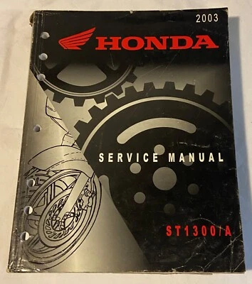 HONDA OEM Genuine Factory Service Repair Manual 2003 ST1300/A OEM #61MCS00 - Image 1 of 4