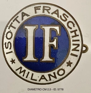 AUTOMOBILI ISOTTA FRASCHINI MILANO DISTINTIVO PUBBLICITARIO CASA AUTOMOBILISTICA - Picture 1 of 2