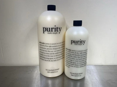 Frete grátis! Lote de 2! Purity Made Simple One Step Cleanser 64 oz + 32 oz! - Imagem 1 de 2