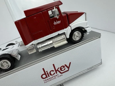 Dickey Transport ~ Packwood Iowa ~ 1/53 Tonkin Volvo Tractor + Trailer DieCast - Image 1 of 4