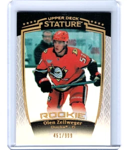 2024-25 Upper Deck Stature Olen Zellweger Rookie RC #ed 451/999 #44 - Bild 1 von 1