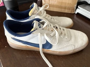 Size 9 - Nike Heritage Vulc SB Summit White Navy - Picture 1 of 6