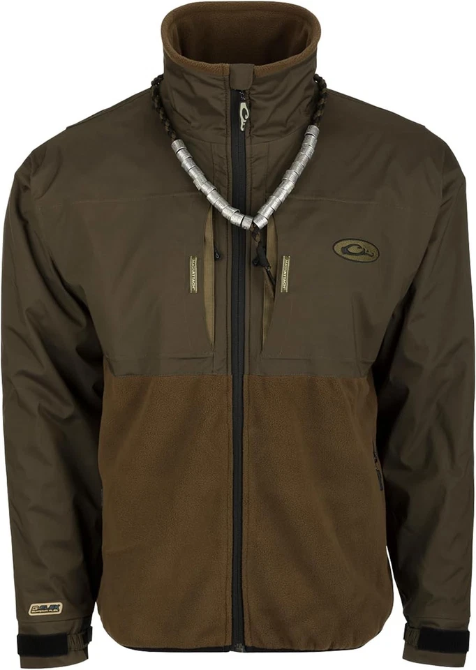Флисовая куртка на молнии Drake Waterfowl MST G-Flex Eqwader зеленая древесина LG - Изображение 1 из 1