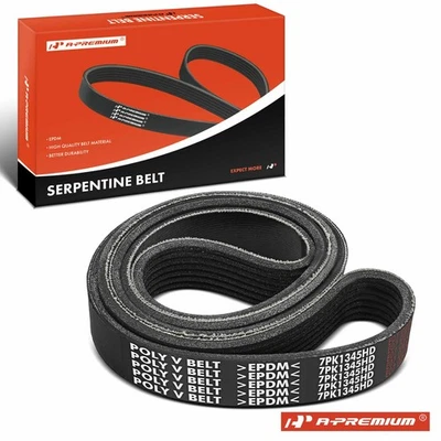 Cinturón serpentino de alta resistencia A-Premium 52,95 pulgadas para UD 1800 2000 2600 3300 2300DH Foto 1 de 4