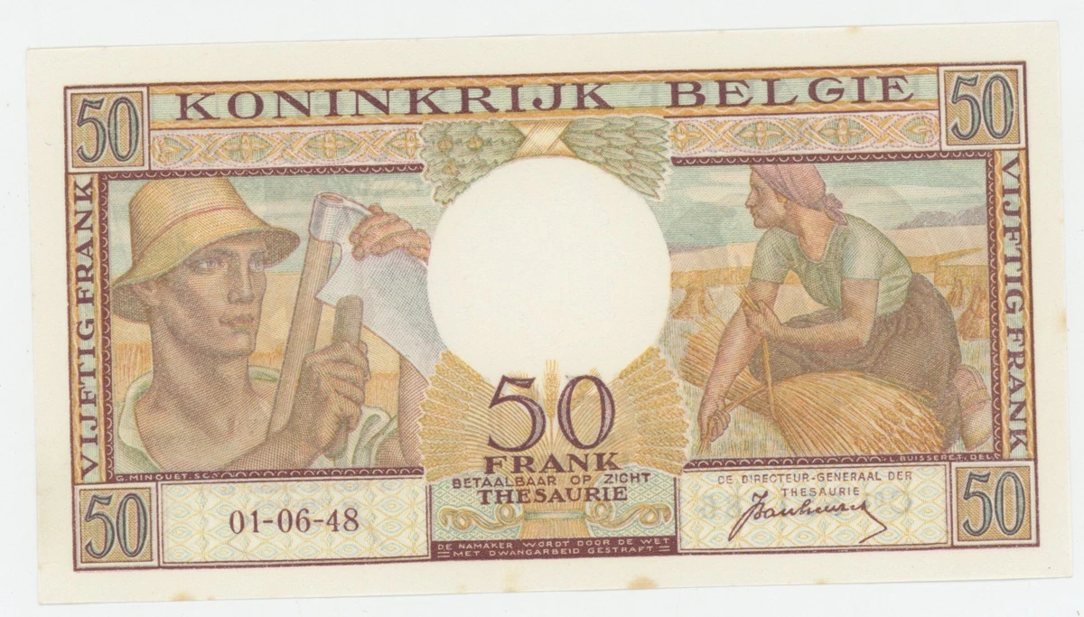 1948 Belgian Paper Money for sale | eBay