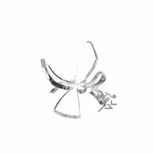 1-3/4"" Acrylic Reversible Three Prong Tulip Display Stand Qty: 12 - Picture 1 of 4