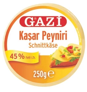 Gazi Kashkaval 6x 250g 45% Fett i.Tr Schnittkäse Kasar Peyniri aus 100% Kuhmilch - Bild 1 von 7