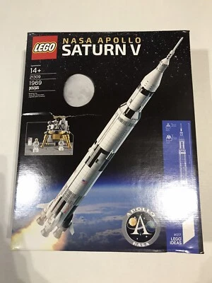 Lego 21309 NASA Apollo Saturn V Ideas 1969 pcs Outer Space Model Rocket - Image 1 of 4