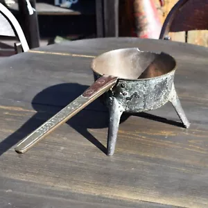 Antica pentola Skillet bronzo fonderia georgiana Wasbrough di Bristol - Foto 1 di 11