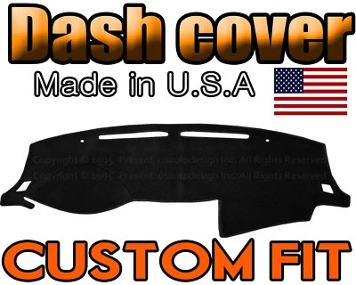 Fits 2013-2019 NISSAN SENTRA DASH COVER MAT DASHBOARD PAD MADE IN USA / BLACK - Image 1 of 4