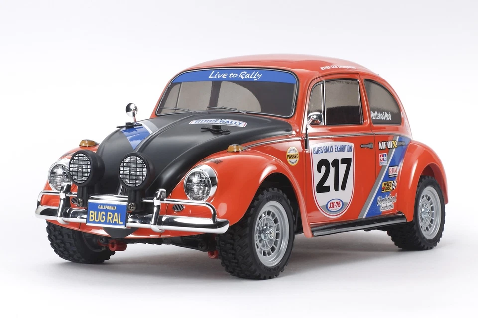 Tamiya RC Elektro Auto 1:10 VW Beetle Rally MF – 01X Bausatz - 300058650 - Bild 1 von 4
