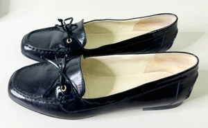 Lauren Ralph Lauren Gr. 8 Damen-Loafer Lackleder Schleife schwarz klassischer Stil guter Zustand - Bild 1 von 6