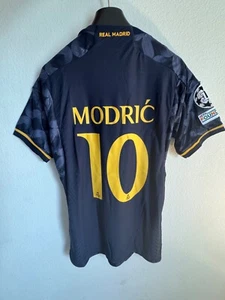 Modric #10 Mens LARGE Adidas Real Madrid Away Jersey Stadium Champions League - Picture 1 of 7