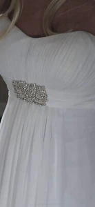 Cosmobella by Demetrios 7554 - BRIDAL wedding dress gown size 14 - white  - Picture 1 of 12