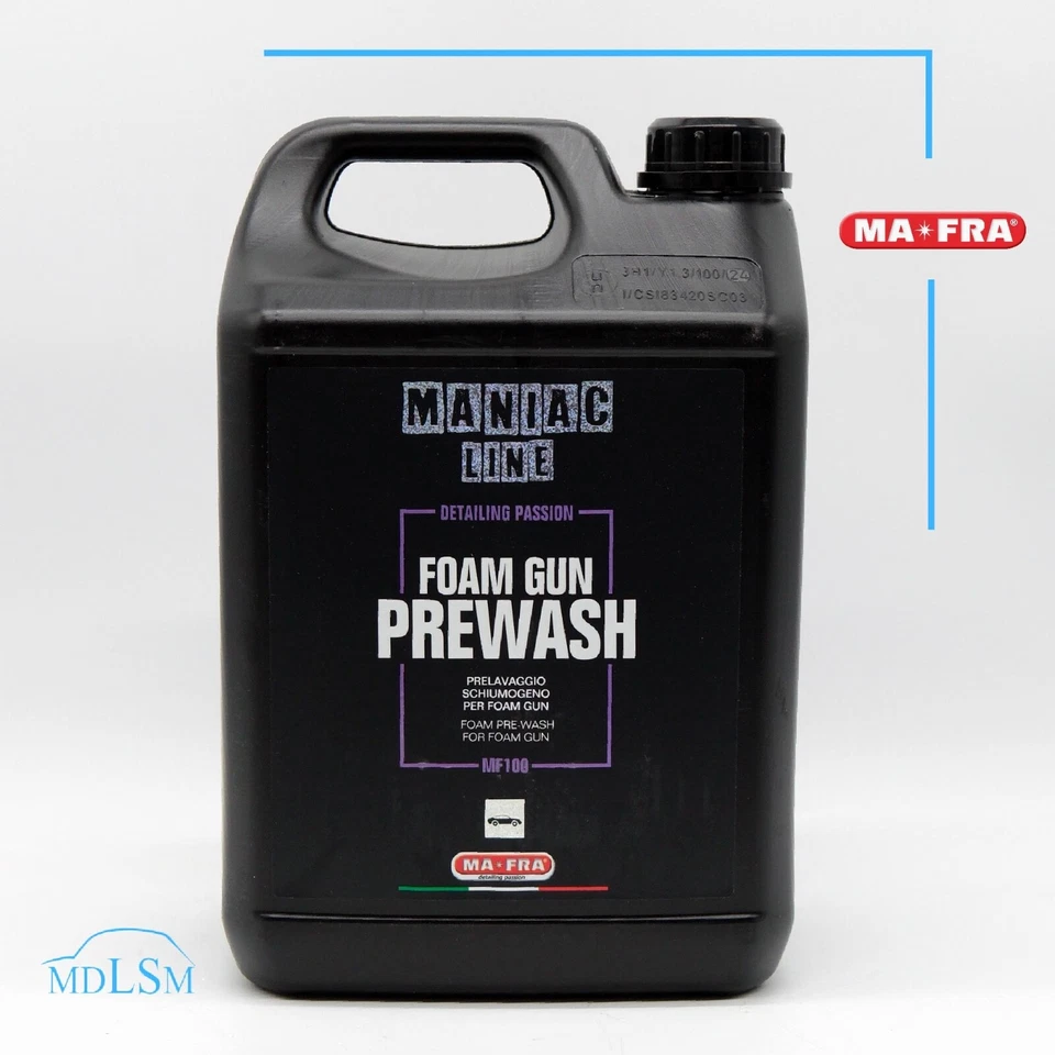 MAFRA MANIAC LINE FOAM GUN PREWASH PRELAVAGGIO SCHIUMOGENO 4500ML "MF100" NOVITA - Imagen 1 de 1