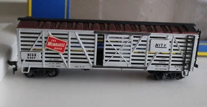 Vintage HO Train Milwaukee Road Cattle Car Livestock gray NISX 5407 MILW NITX AL - Picture 1 of 5