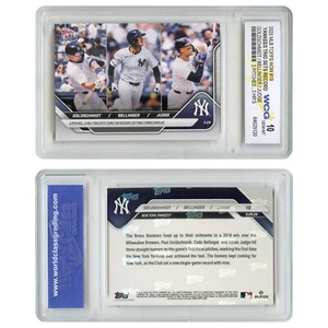 Tarjeta Topps JUDGE BELLINGER GOLDSCHMIDT 2025 #19 historia 3 lanzamientos 3 horas - gema 10 - Imagen 1 de 5