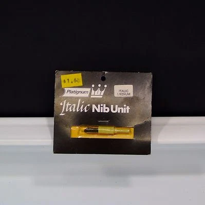 Unidad de plumín itálico platignum mediano stock muerto nuevo stock antiguo Foto 1 de 4
