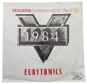 Eurythmics Sexcrime (1984) Vinyl Record 7” 45 RPM 104360 RCA Victor 1984 - Picture 1 of 12