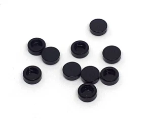 10 x Lego azulejo redondo 1x1 negro 98138 azulejo azulejo redondo - Imagen 1 de 2