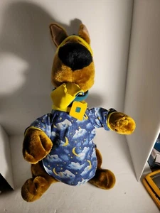 Vintage Large Scooby Doo Wizard Magician Plush 19" Stuffed Animal Dog Blue Cape - Picture 1 of 12