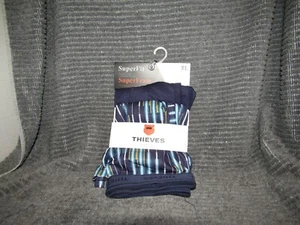 Thieves Boxer Briefs MEN XL 38-40 Super Fit Sneaky Performance 2 PK Blue - Picture 1 of 3